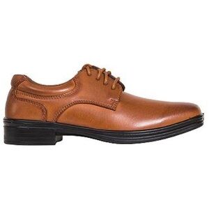 EUC. Boys 4M. Deer Stags Boys' Blazing Oxford Dress Shoes cognac "luggage" color